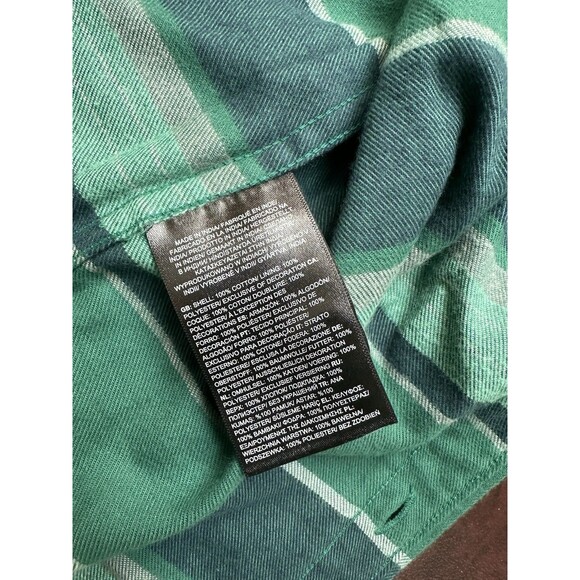 The North Face Flannel Striped Shirt Large New Lightweight B1073 New Long Sleeve - Picture 5 of 8